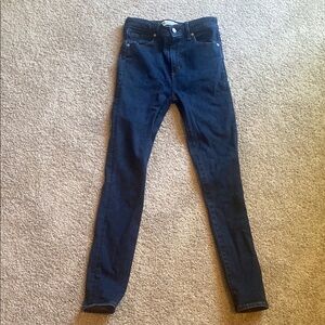 Abercrombie & Fitch Blue Skinny Jeans Stretchy Denim